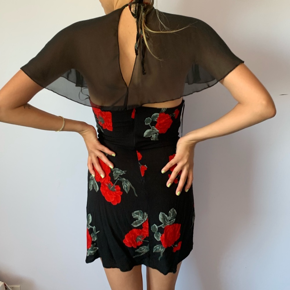 RECLAIMED VINTAGE ROSE DRESS - Picture 4 of 4